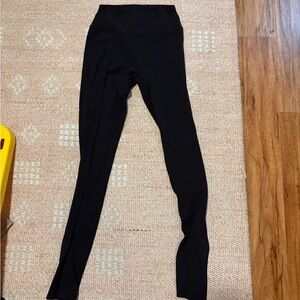 High-Waist Black Leggings